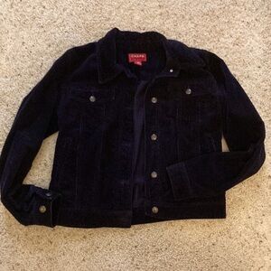 Chaps purple corduroy jacket